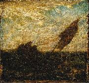 Albert Pinkham Ryder The Waste of Waters is Their Field USA oil painting artist